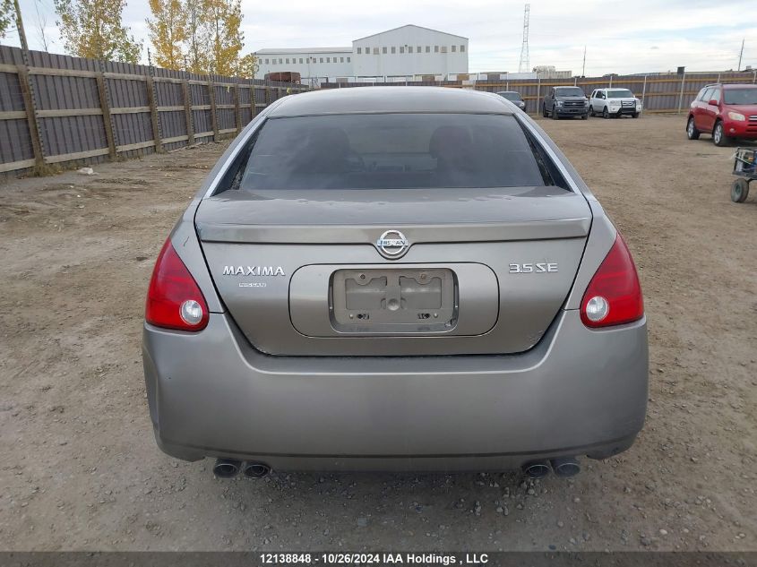 2004 Nissan Maxima Se/Sl VIN: 1N4BA41E54C894191 Lot: 12138848