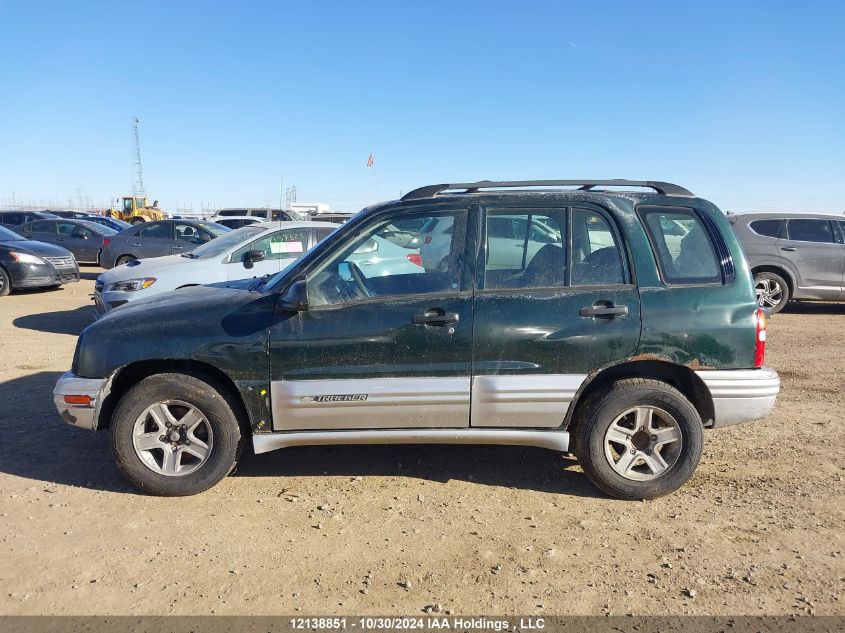 2002 Chevrolet Tracker VIN: 2CNBJ13C026931265 Lot: 12138851