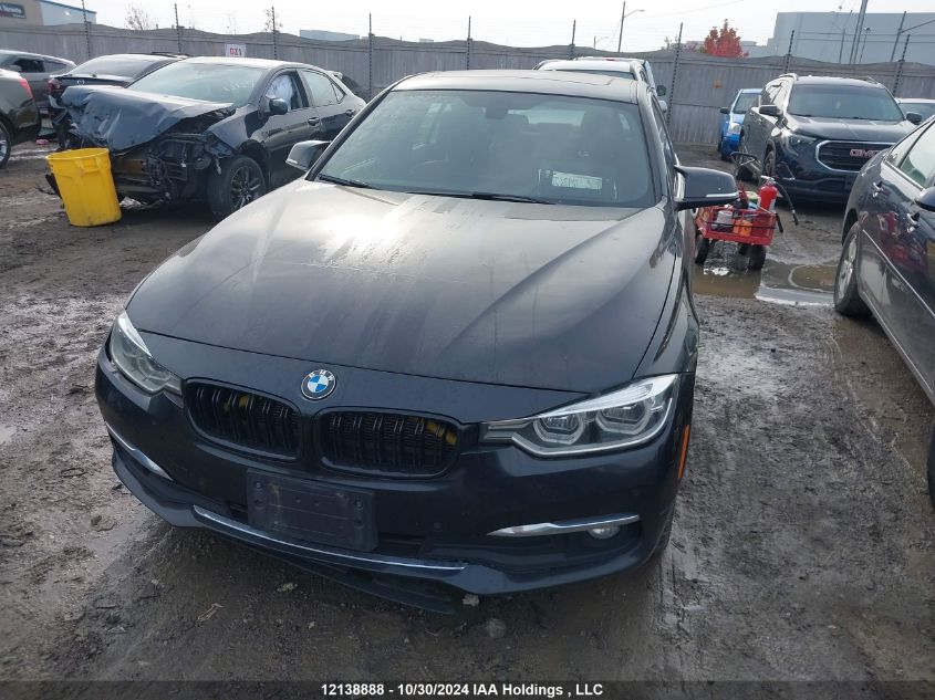 2016 BMW 3 Series VIN: WBA8F1C50GK438740 Lot: 12138888