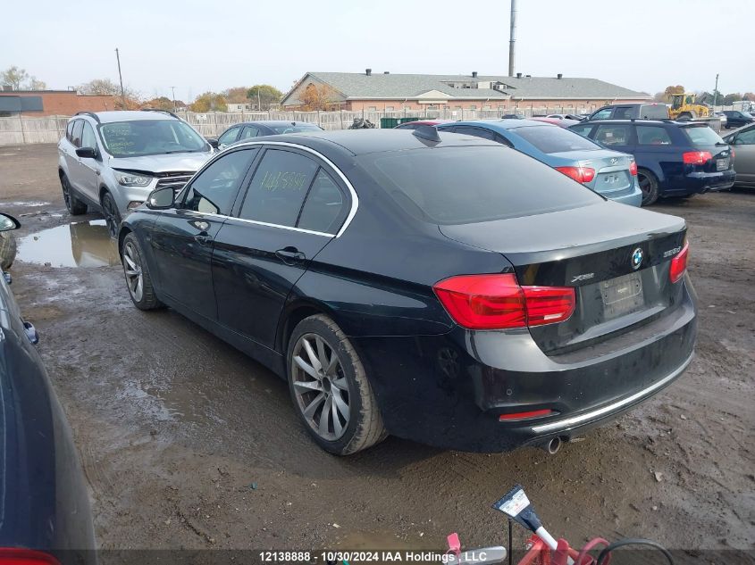 2016 BMW 3 Series VIN: WBA8F1C50GK438740 Lot: 12138888