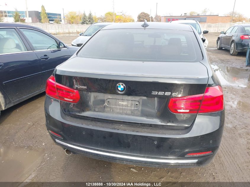 2016 BMW 3 Series VIN: WBA8F1C50GK438740 Lot: 12138888