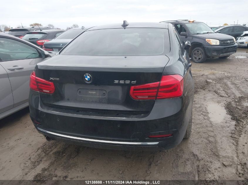 2016 BMW 3 Series VIN: WBA8F1C50GK438740 Lot: 12138888