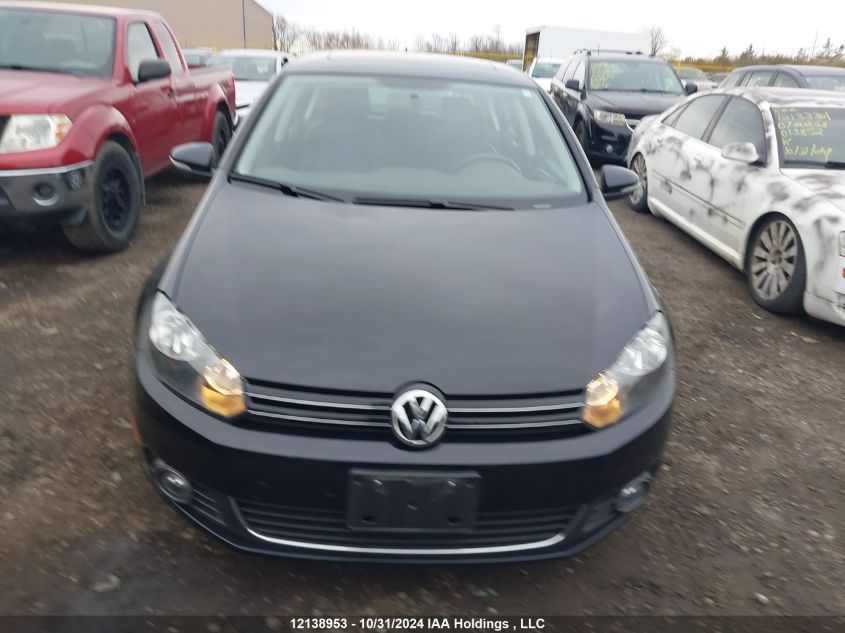 2013 Volkswagen Golf VIN: WVWDA7AJ2DW126927 Lot: 12138953