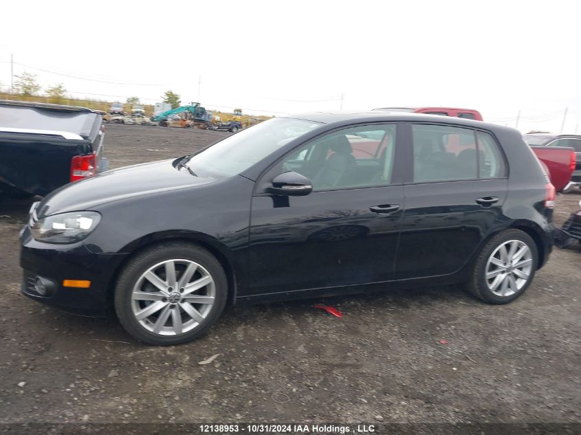 2013 Volkswagen Golf VIN: WVWDA7AJ2DW126927 Lot: 12138953