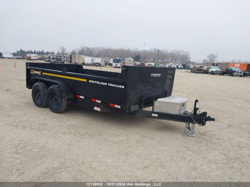 2018 Southland Trailer VIN: 2S9KL3368J1039787 Lot: 12139032