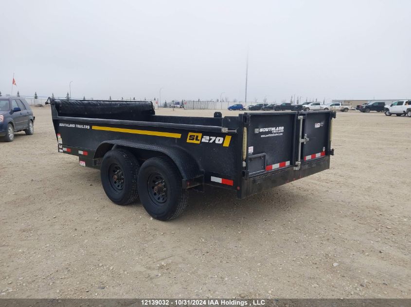 2018 Southland Trailer VIN: 2S9KL3368J1039787 Lot: 12139032