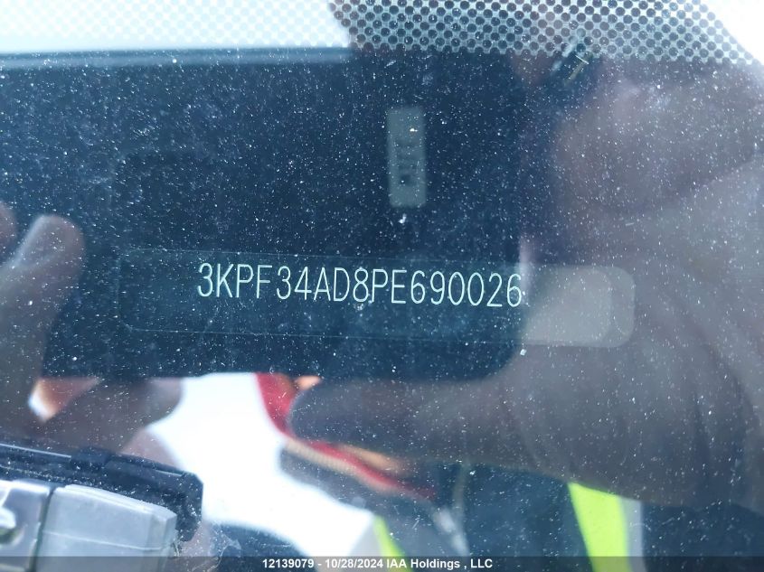 2023 Kia Forte VIN: 3KPF34AD8PE690026 Lot: 12139079