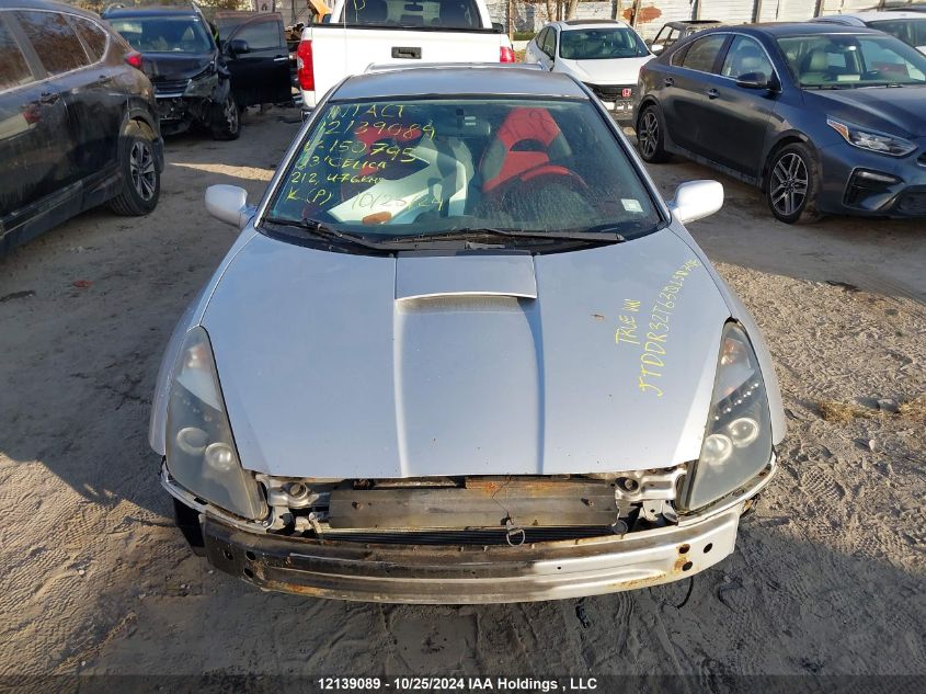 2003 Toyota Celica VIN: JTDDR32T630150795 Lot: 12139089