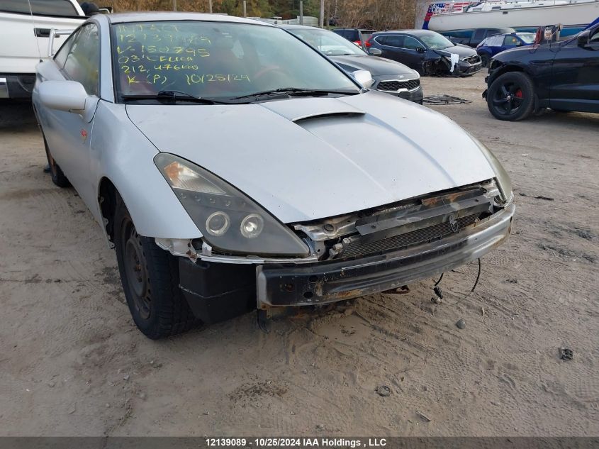 2003 Toyota Celica VIN: JTDDR32T630150795 Lot: 12139089