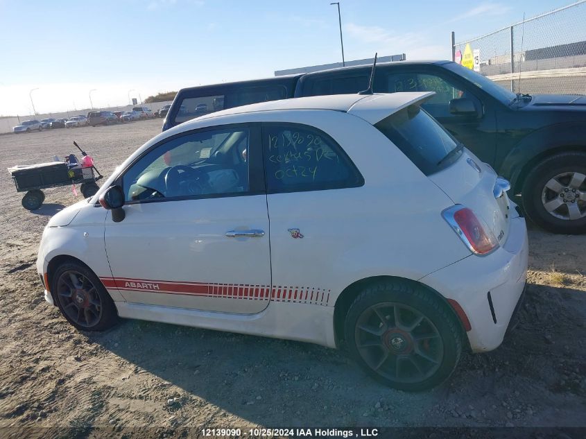 2013 Fiat 500 Abarth VIN: 3C3CFFFH6DT571887 Lot: 12139090