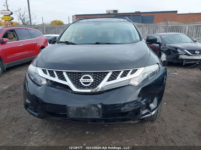 2014 Nissan Murano VIN: JN8AZ1MW1EW517573 Lot: 12139177