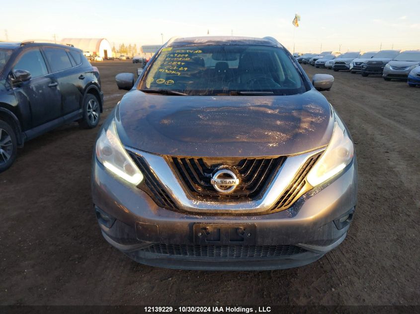 2016 Nissan Murano VIN: 5N1AZ2MH8GN122894 Lot: 12139229