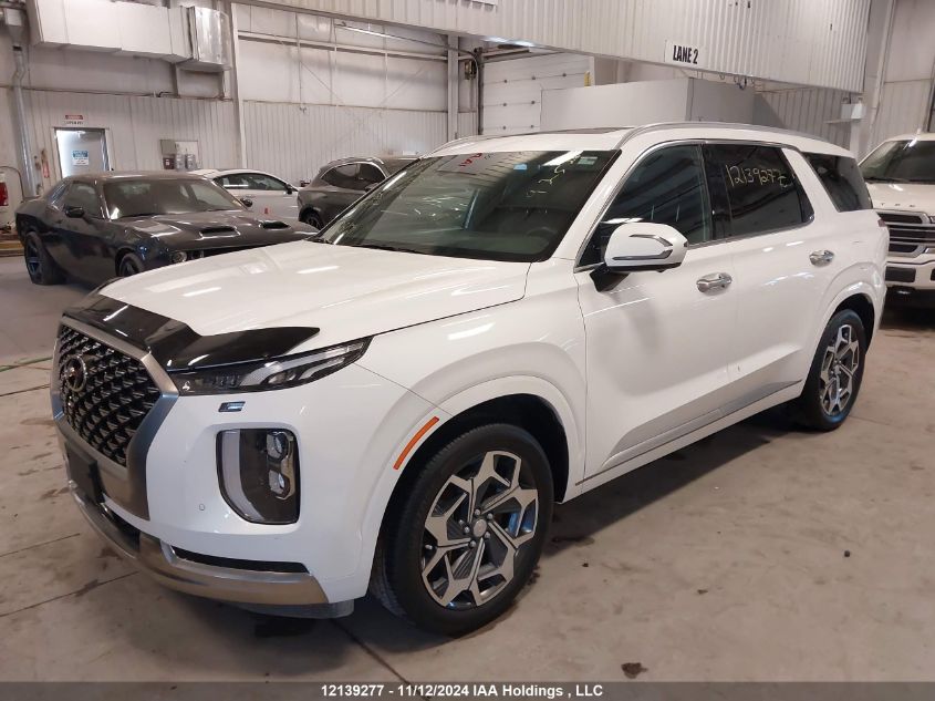 2022 Hyundai Palisade Limited VIN: KM8R5DHE3NU474097 Lot: 12139277