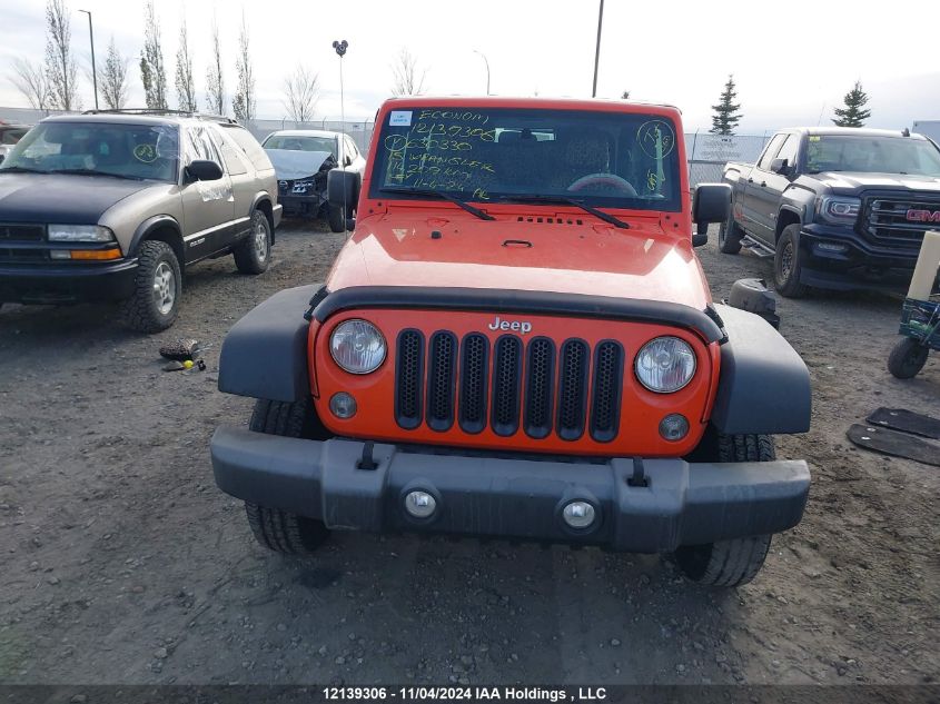 2015 Jeep Wrangler Sport VIN: 1C4AJWAG3FL630330 Lot: 12139306