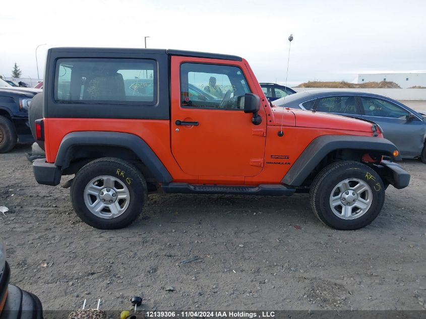 2015 Jeep Wrangler Sport VIN: 1C4AJWAG3FL630330 Lot: 12139306