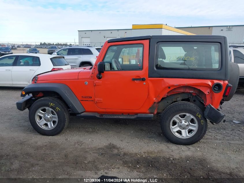 2015 Jeep Wrangler Sport VIN: 1C4AJWAG3FL630330 Lot: 12139306