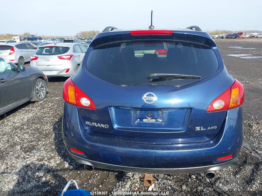 2009 Nissan Murano VIN: JN8AZ18W29W104528 Lot: 12139307