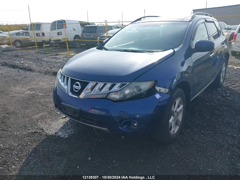 2009 Nissan Murano VIN: JN8AZ18W29W104528 Lot: 12139307