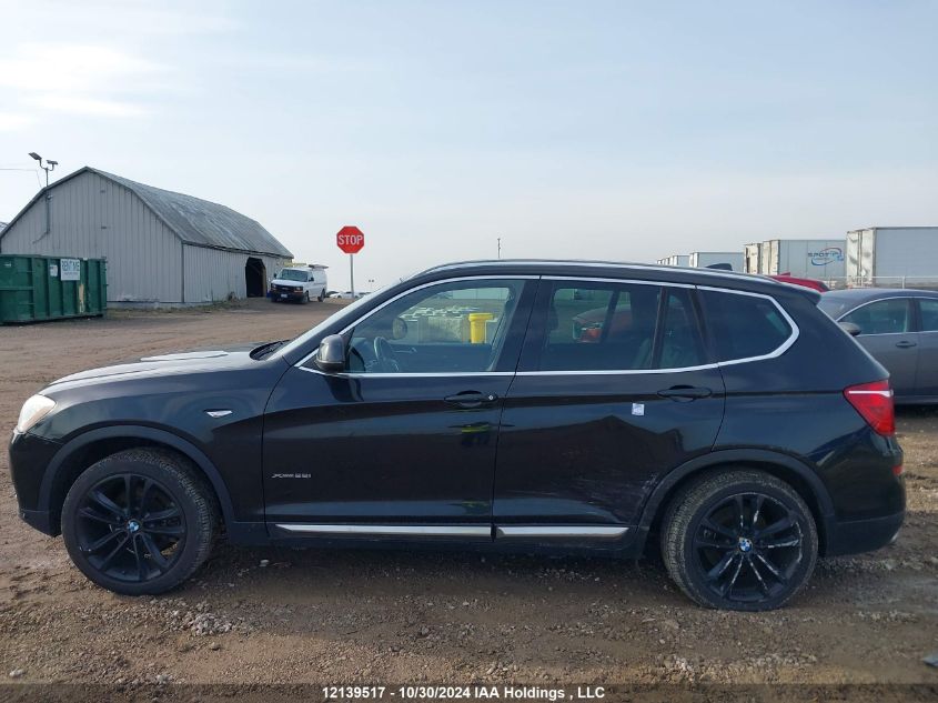 2015 BMW X3 xDrive28I VIN: 5UXWX9C50F0D58503 Lot: 12139517