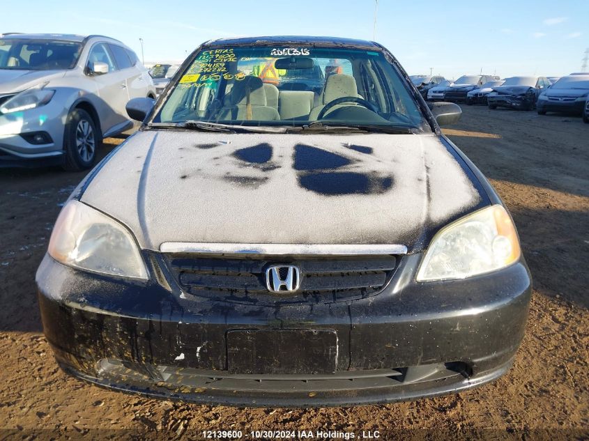 2001 Honda Civic Dx VIN: 2HGES16201H924189 Lot: 12139600