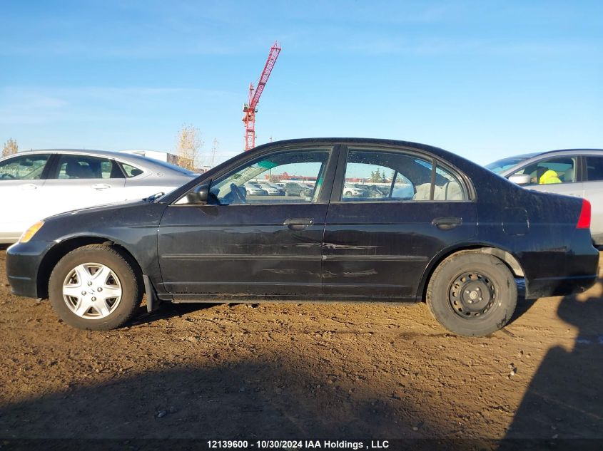 2001 Honda Civic Dx VIN: 2HGES16201H924189 Lot: 12139600