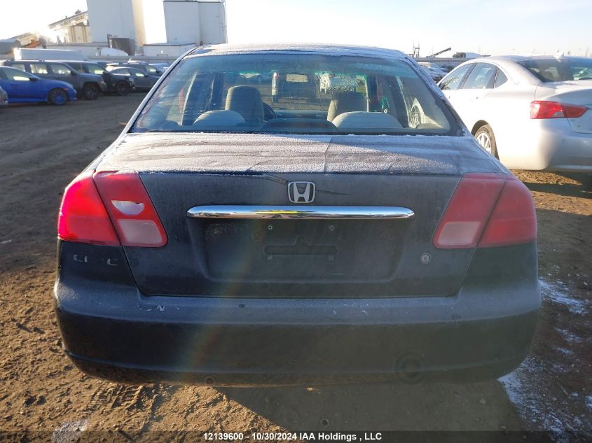 2001 Honda Civic Dx VIN: 2HGES16201H924189 Lot: 12139600