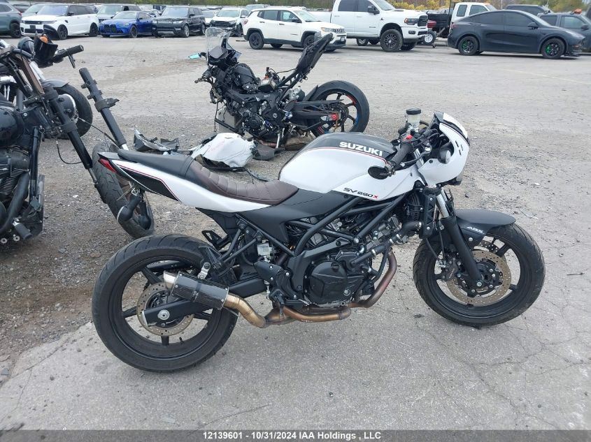 2019 Suzuki Sv650 A/X VIN: JS1VP55B0K7100113 Lot: 12139601