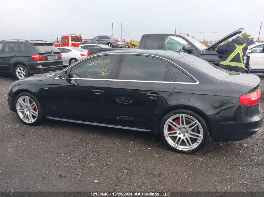 2014 Audi A4 VIN: WAUKFCFL8EN040828 Lot: 12139646