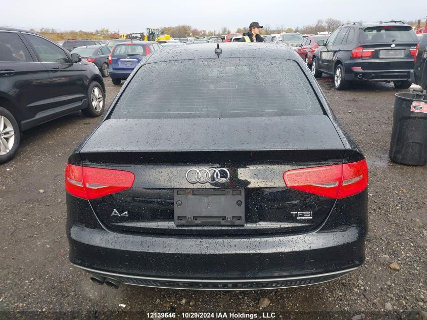 2014 Audi A4 VIN: WAUKFCFL8EN040828 Lot: 12139646