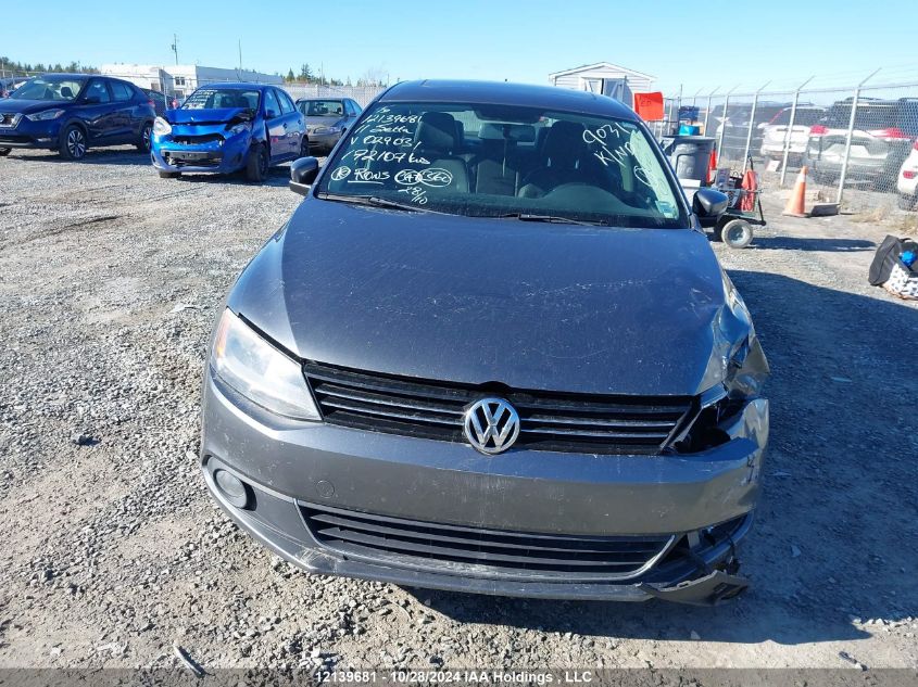 2011 Volkswagen Jetta Tdi VIN: 3VWLL7AJ9BM029031 Lot: 12139681