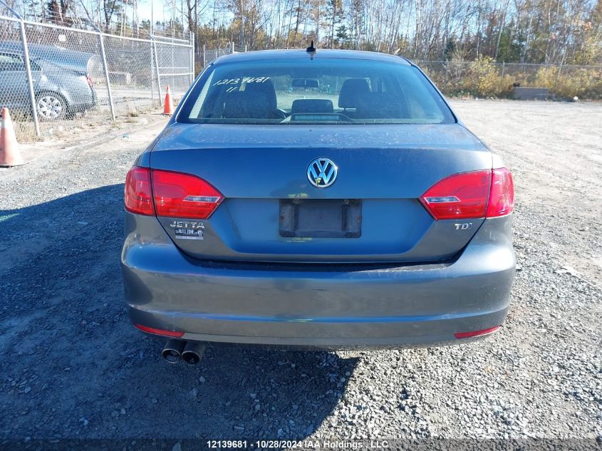 2011 Volkswagen Jetta Tdi VIN: 3VWLL7AJ9BM029031 Lot: 12139681