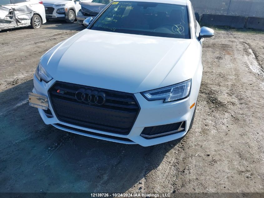 2018 Audi S4 Prestige VIN: WAUC4AF46JA067289 Lot: 12139726