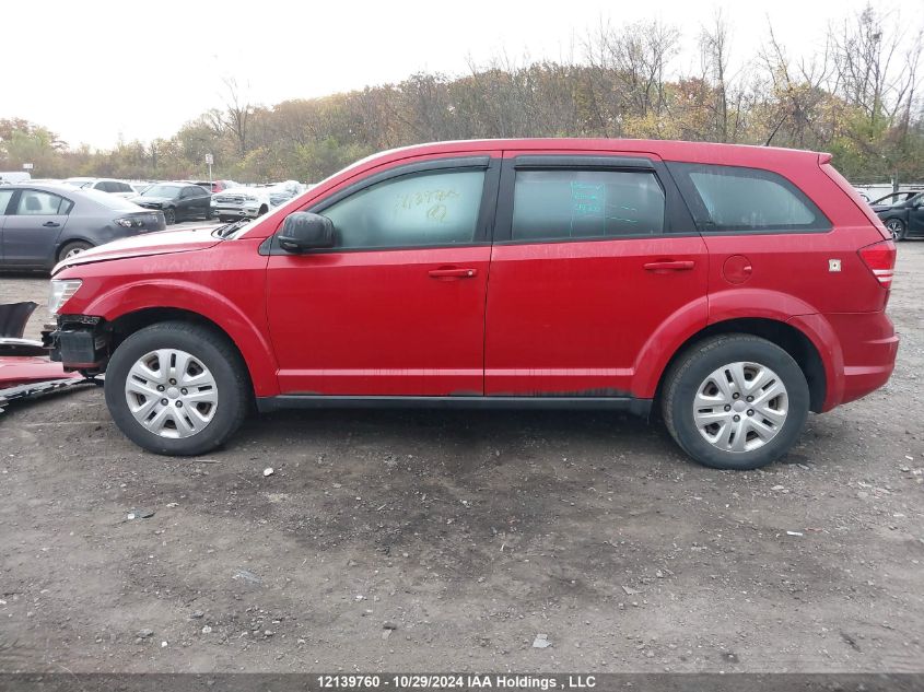 2014 Dodge Journey Se VIN: 3C4PDCAB9ET165687 Lot: 12139760