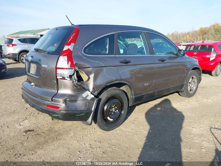 2010 Honda Cr-V Lx VIN: 5J6RE4H37AL099991 Lot: 12139778