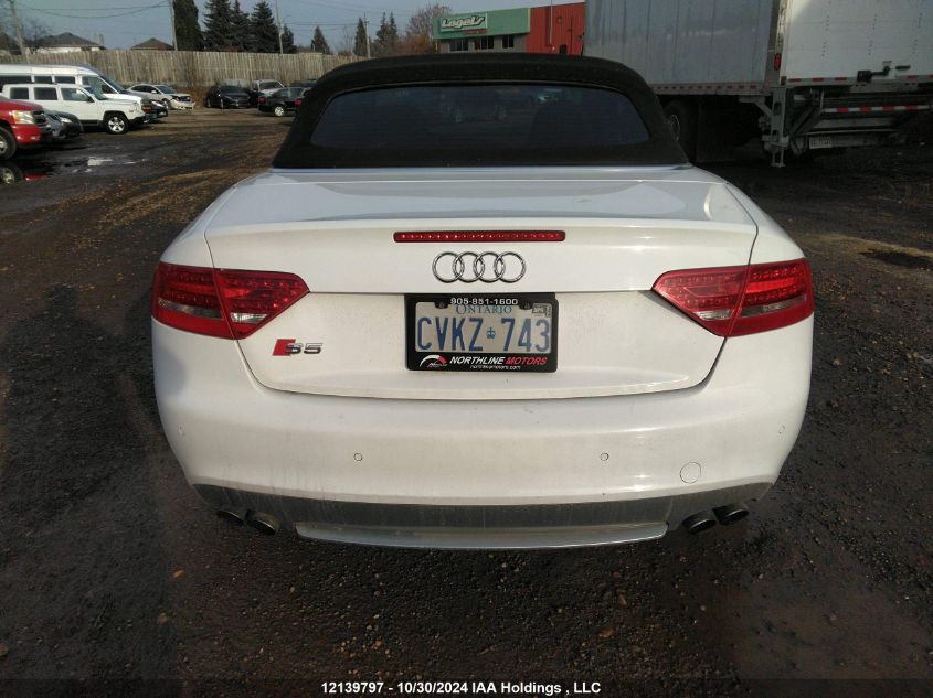 2011 Audi S5 VIN: WAULGBFHXBN003573 Lot: 12139797