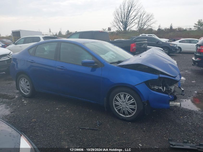 2013 Dodge Dart Limited/R/T VIN: 1C3CDFCB8DD327654 Lot: 12139806