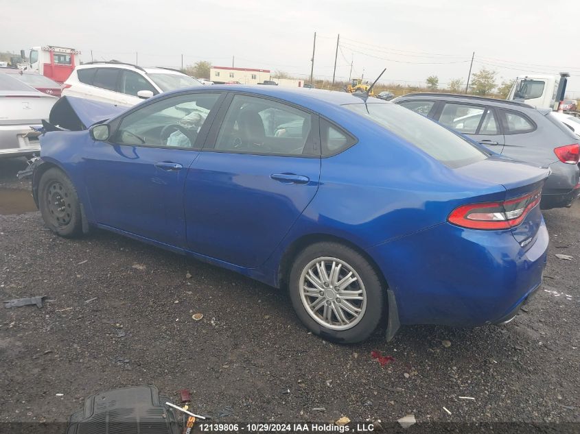 2013 Dodge Dart Limited/R/T VIN: 1C3CDFCB8DD327654 Lot: 12139806