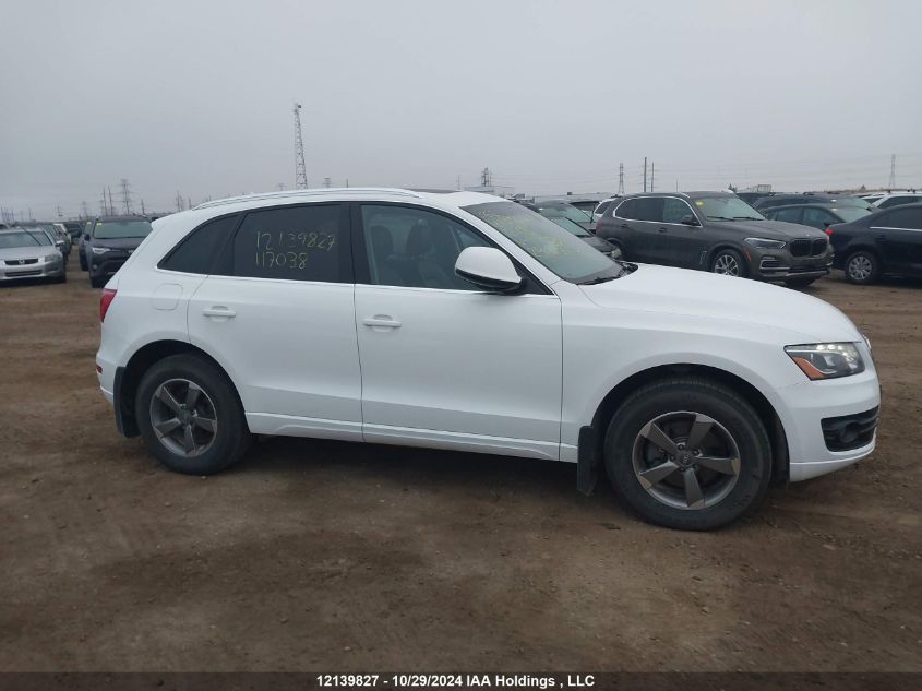 2012 Audi Q5 VIN: WA1LFCFP2CA117038 Lot: 12139827