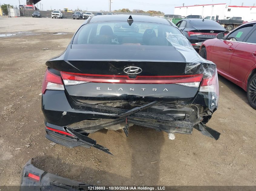 2022 Hyundai Elantra Sel VIN: KMHLM4AGXNU361901 Lot: 12139883