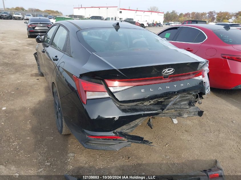 2022 Hyundai Elantra Sel VIN: KMHLM4AGXNU361901 Lot: 12139883