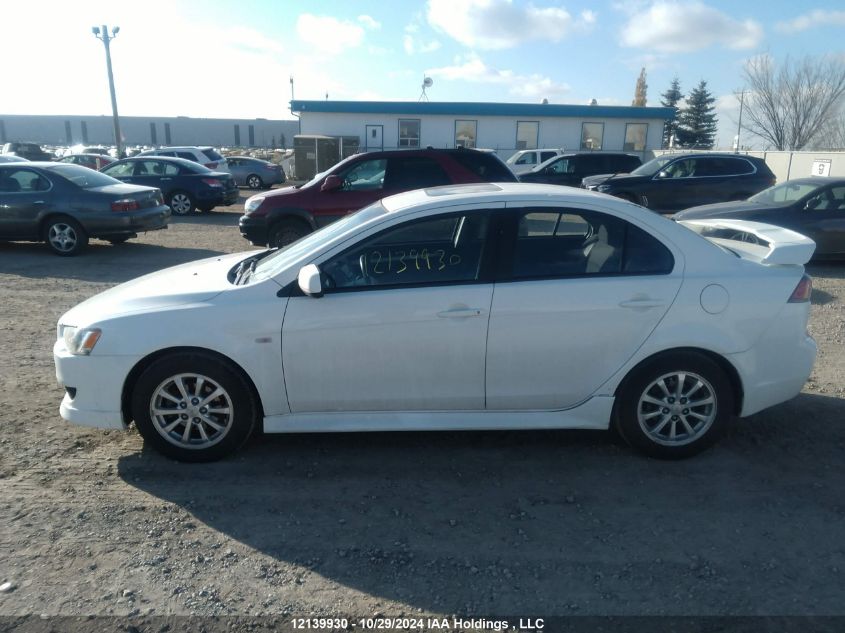 2012 Mitsubishi Lancer Es/Es Sport VIN: JA32U2FUXCU611958 Lot: 12139930