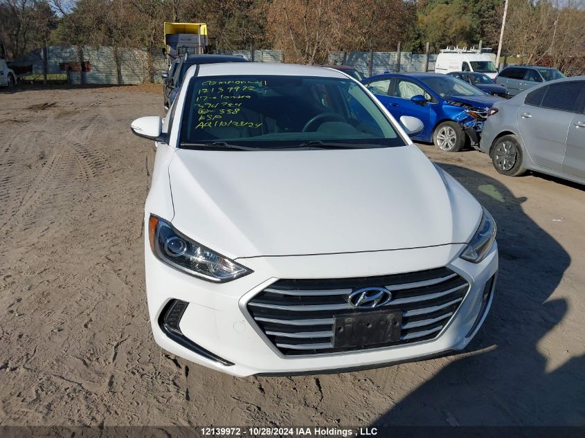 2017 Hyundai Elantra Se/Value/Limited VIN: KMHD84LF9HU374754 Lot: 12139972