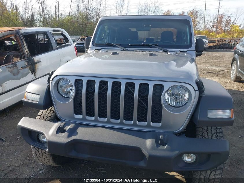 2020 Jeep Gladiator Sport S VIN: 1C6HJTAG7LL133796 Lot: 12139984