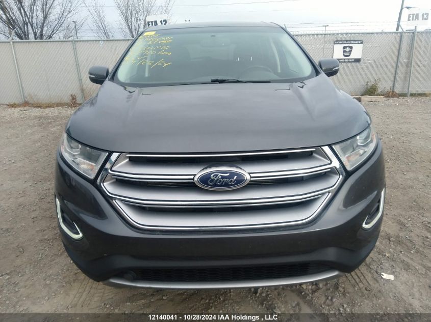 2017 Ford Edge Sel VIN: 2FMPK4J84HBB00290 Lot: 12140041