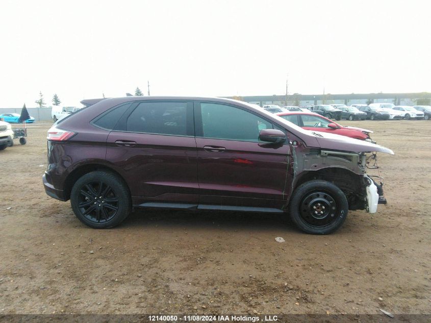 2022 Ford Edge Sel VIN: 2FMPK4J92NBA70808 Lot: 12140050