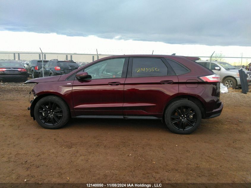 2022 Ford Edge Sel VIN: 2FMPK4J92NBA70808 Lot: 12140050