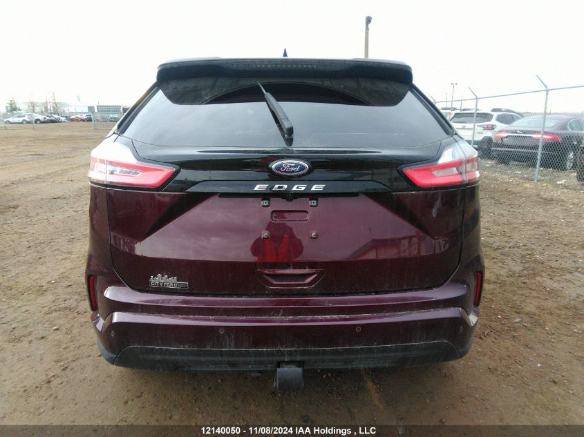 2022 Ford Edge Sel VIN: 2FMPK4J92NBA70808 Lot: 12140050