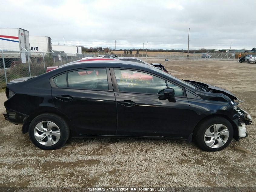 2015 Honda Civic Lx VIN: 2HGFB2F45FH047301 Lot: 12140072