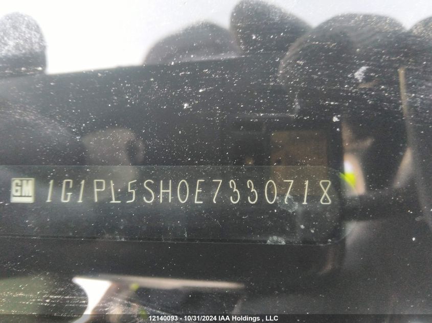 2014 Chevrolet Cruze VIN: 1G1PL5SH0E7330718 Lot: 12140093
