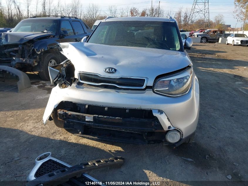 2015 Kia Soul + VIN: KNDJP3A58F7760480 Lot: 12140116